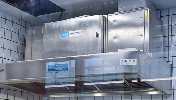 攤位油煙凈化器小型安裝